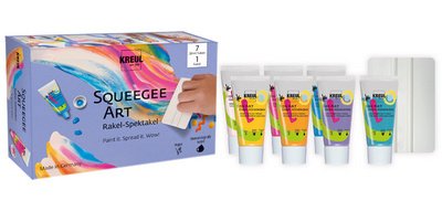 Peinture pour enfants Kids Art, kit Squeegee Art