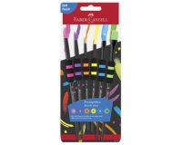 FABER-CASTELL Pinceau à poils synthétiques, set de 6