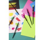 FABER-CASTELL Pinceau à poils synthétiques, set de 6