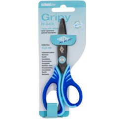 Ciseaux de bricolage Gripy black, rond, 175 mm