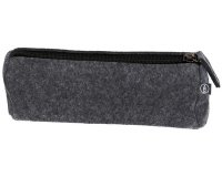 Trousse, feutre RPET, gris foncé