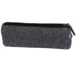 Trousse, feutre RPET, gris foncé