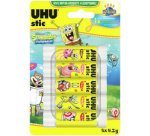 Bâton de colle stic Bob l'éponge, 5 x 8,2 g, blister