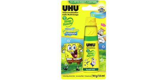 Colle multi-usage flinke flasche ReNATURE Bob l'éponge