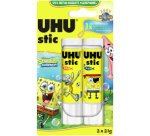 Bâton de colle stic Bob l'éponge, 3 x 21 g, blister