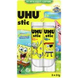 Bâton de colle stic Bob l'éponge, 3 x 21 g, blister