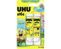 Bâton de colle stic Bob l'éponge, 2 x 21 g, blister