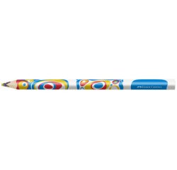 FABER-CASTELL Jumbo Kleurpotlood Fantasy Colours rood/blauw/geel