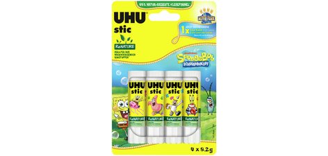 Bâton de colle stic ReNATURE Bob l'éponge, 4 x 8,2 g