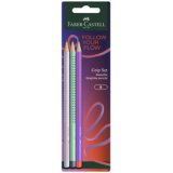 FABER-CASTELL Crayon GRIP 2001 Flow Edition, blister de 3