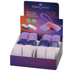 FABER-CASTELL Gomme en plastique SLEEVE MINI Flow Edition