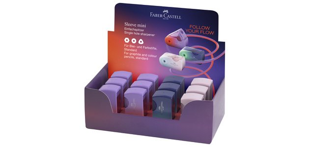 FABER-CASTELL Taille-crayon SLEEVE MINI Flow Edition
