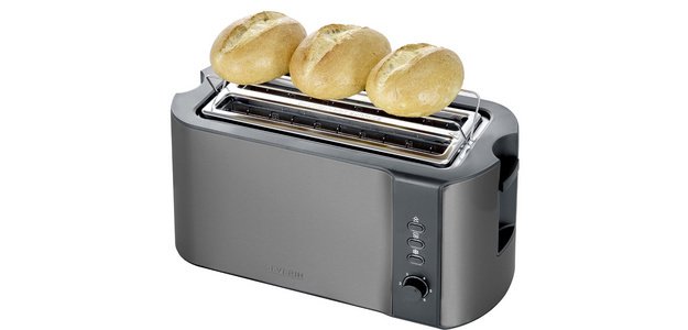 Grille-pain 4 tranches AT 9341, noir
