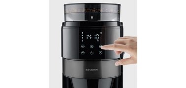 Elektrische Kaffeemaschine mit Mühle KA 4830, schwarz