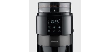 Electric coffee maker with grinder KA 4831, black