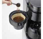 Electric coffee maker with grinder KA 4831, black