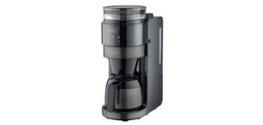 Electric coffee maker with grinder KA 4831, black