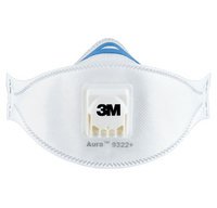 Masque Aura Comfort Cool Flow 9322+, FFP2, lot de 2