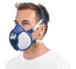 Demi-masque respiratoire 4279+, ABEK1P3, bleu/blanc