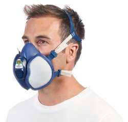 Demi-masque respiratoire 4279+, ABEK1P3, bleu/blanc