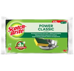 Scotch-Brite Éponge Classic XXL, jaune/vert