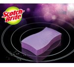 Scotch-Brite Éponge pour vitrocéramique, pack de 3, lilas