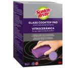 Scotch-Brite Éponge pour vitrocéramique, pack de 3, lilas