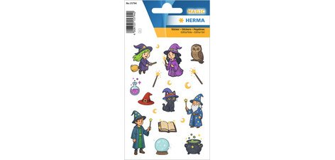 Sticker MAGIC Sorcières & magiciens, film pailleté