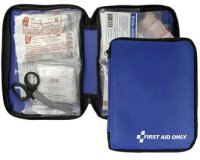Trousse de premiers secours, 50 pièces, bleu