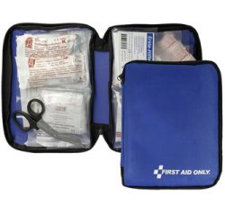 Trousse de premiers secours, 50 pièces, bleu