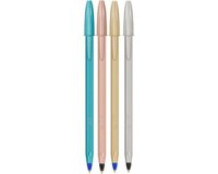 BIC Kugelschreiber Cristal Glacé, Kartonschachtel mit 4 Stück