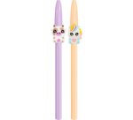 BIC Cristal Balpen Pastel figuurtjes, lila & rood