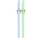 BIC Stylo à bille Cristal Pastel Figurines, bleu & vert