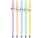 BIC Stylo à bille Cristal Pastel Figurines, blister de 5