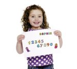 ZDesign SCHOOL Stickers de chiffres, chiffres: 0-9, coloré