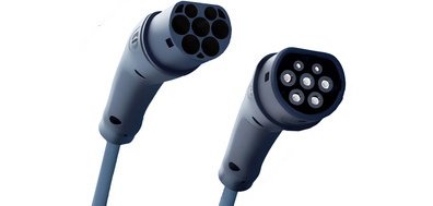 Câble de charge véhicule électrique type 2, 11 kW