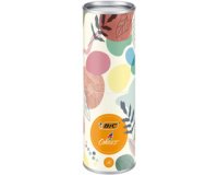 BIC Stylo à bille 4 Colours Mineral Tones, boîte de 8