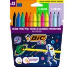 BIC KIDS Feutre Cosmo, étui en carton de 12