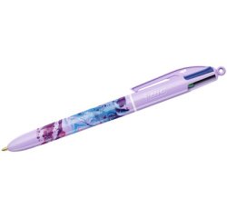 BIC Stylo à bille rétractable 4 Colours Hydro