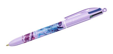 BIC Stylo à bille rétractable 4 Colours Hydro