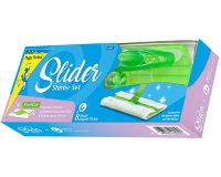 Slider Starter Set, balai + 8 lingettes