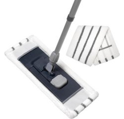 Kit serpillière, avec manche télescopique