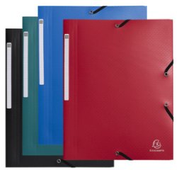 Chemise à élastiques Opaque, PP, A4, assorti