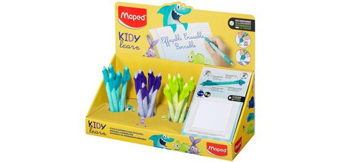 Stylo roller KIDY learn, présentoir de 18