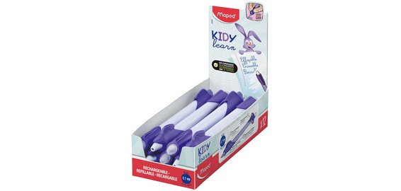 Stylo roller KIDY learn Lapin, présentoir de 12