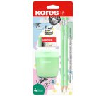 Kit crayon de papier 'Pastel', 4 pièces