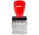 Tampon dateur, mois en chiffres, 4 mm