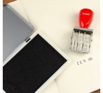 Tampon dateur, mois en chiffres, 4 mm