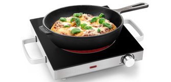 Plaque de cuisson infrarouge PC-EKP 1210, inox