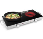 Double plaque de cuisson PC-DKP 1211, inox